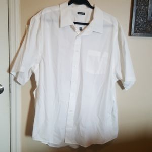 Men's White Button Down Shirt